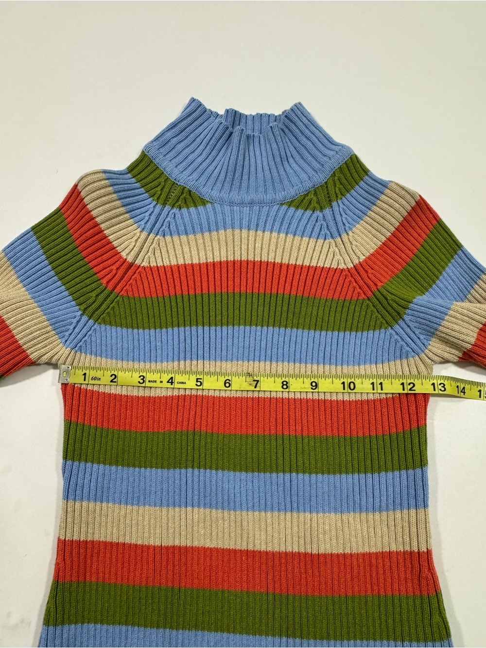 Arthur Racer Skivvy Sweater Multicolor Ribbed - Picture 6 of 8